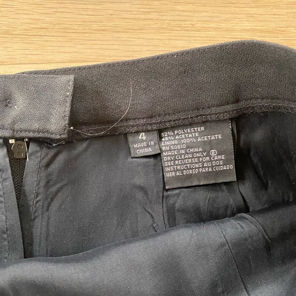 Black Pencil Skirt - Picture 3 of 4